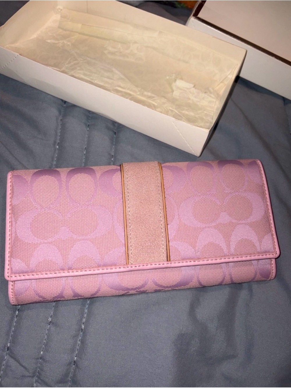 NWT coach vintage Y2K PINK WALLET